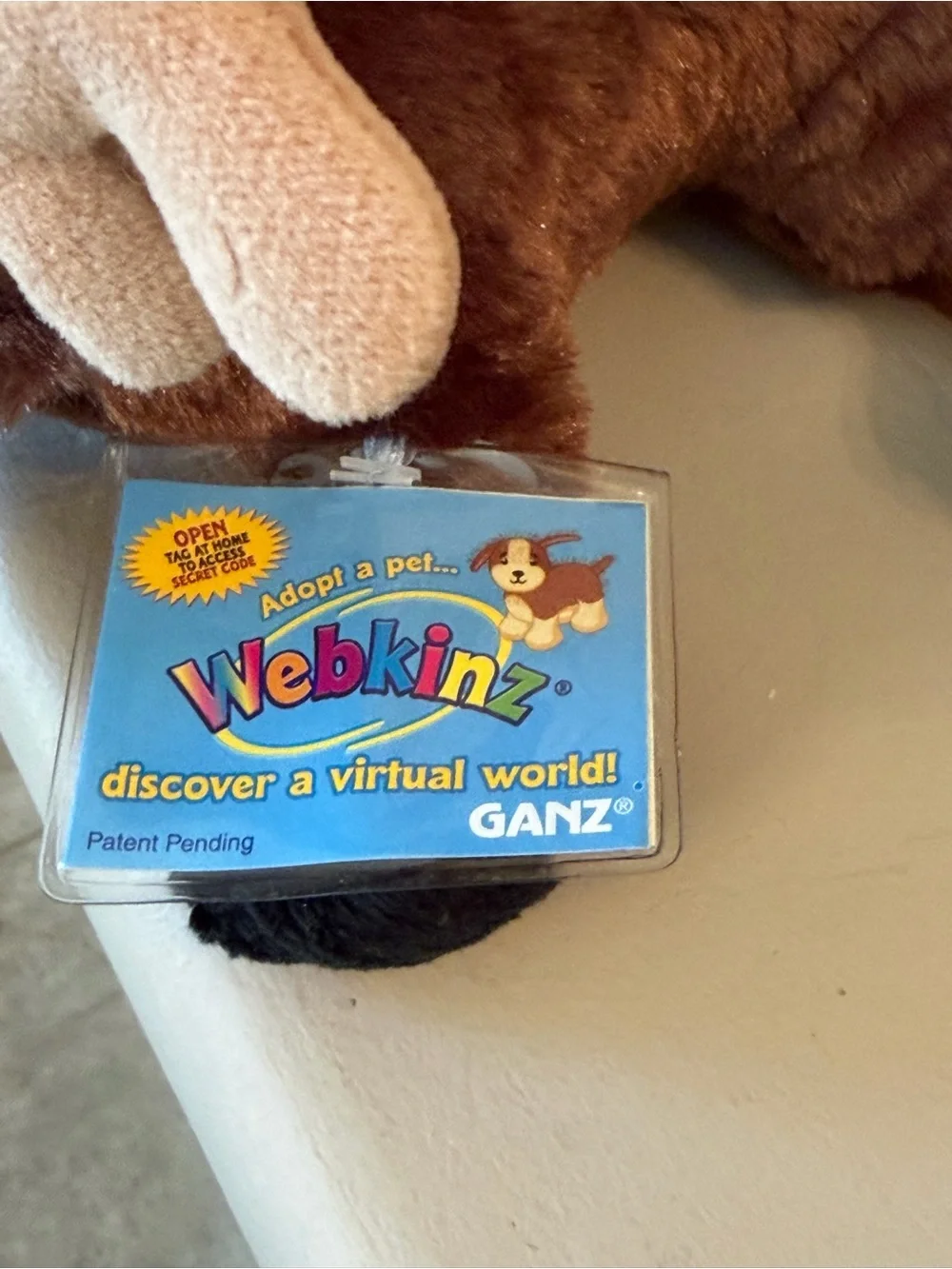Webkinz Ganz NWT Plush Moose Toy - Brown with sealed secret code